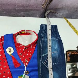 Baby Boy shirt+Bandi+Jeans Bust Size 20 inch