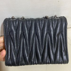 Small Cute Black Sling Bag