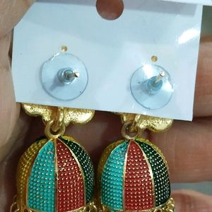 30/- Off On Delivery Charges Multi Colour Jhumka