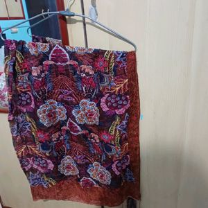 Floral Cotton Scarf