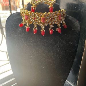 Red Necklace Set