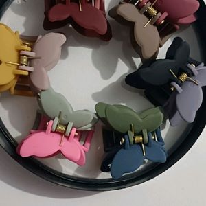 Double Toned Butterfly Claw Clips