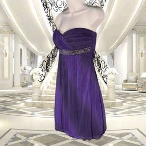 Mini Short Purple Tube Sexy Urbanic Dress