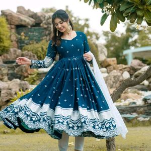 PREMIUM READYMADE ANARKALI SUIT SET