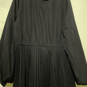 Black Pleated Dress