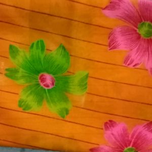 Saree With Beautiful Flower 🌺🌹