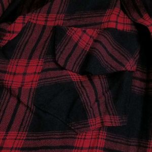 Shirt Haii Black Red Check