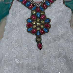 Anarkali Frock With Pajami Dupatta