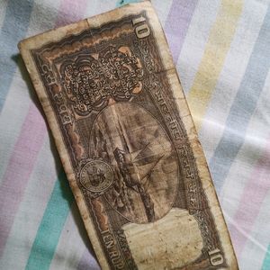 Very Rare Old 10 Rs Note