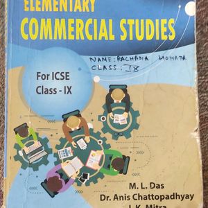 Icse Class 9 Commerce Book.