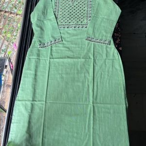 South cotton green ethnic coord set