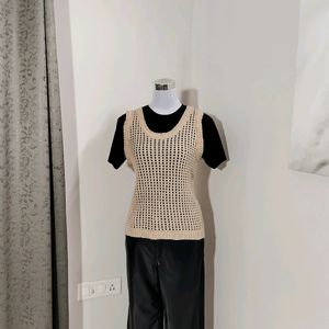 Crochet Woolen Vest