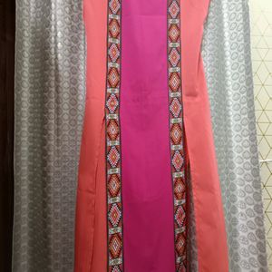 Set Of 2 Branded Kurtis - Blue & Pink