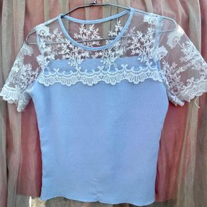 Beautiful Powder Blue Top