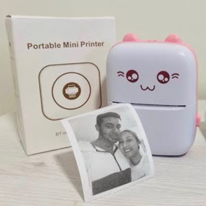 Mini Cute Aesthetic Printer ( No Ink Required ! )