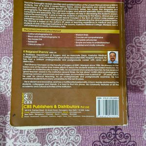 Manipal Manual Of Surgery For Dental Students