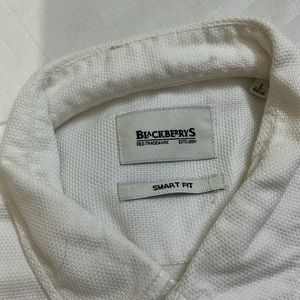 White Formal Shirt - Blackberrys