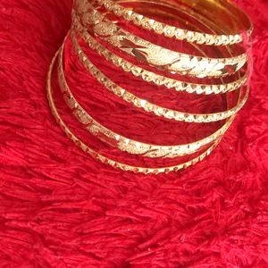 One Gram Gold Bangles Waranteed