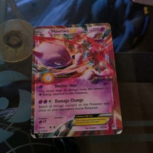 Pokemon Card Of Mewtwo Ex