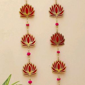 💥Diwali Offer💥3-tier set of 2 Lotus Bell Hanging