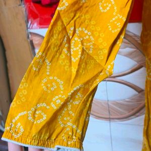 Yellow Cotton Frock