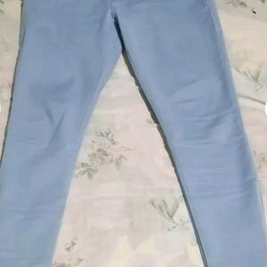 Ice Blue Slim Skinny Fit Denim /-