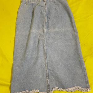 Denim Skirt Korean