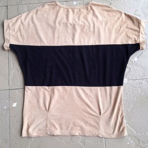 Oversized double colored T shirt