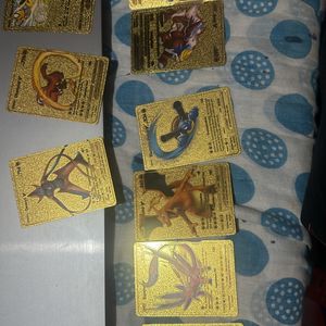 47pc he Pokemon Cards Golden *one Card Rs25/200coi
