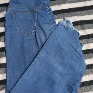 Blue Wide Leg Jeans