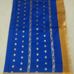 Blue Silk Saree