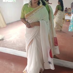 Tant Kerala Saree