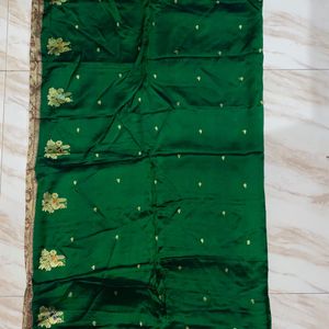 Peshwai Silk Green Saree