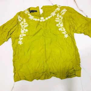 Parrot Green ZARA Top