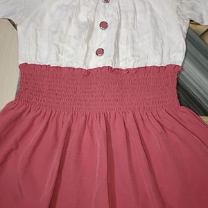 WOMEN TWO COLOUR DRESS