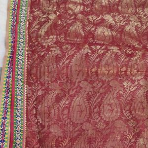 Shining Thread Work Saree