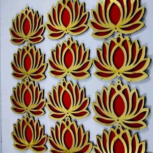 Wooden Lotus Cutout for Festivel Decorations Lotu