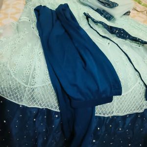 Navy & Sky Blue Gown New