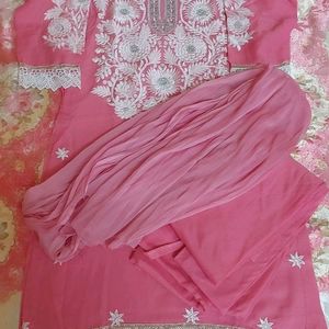 WOMEN PATIALA HOUSE STITCHED STRAIGHT KURTA SET 🔥