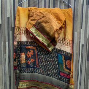 4 Crepe Heavy Saree