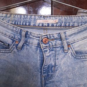 Levi’s Distressed Blue Jeans