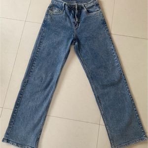 Wide Leg Stretchable Jeans