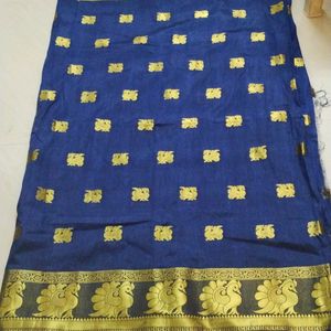 Beautiful Peacock Design Saree