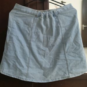 Denim Mini Skirt