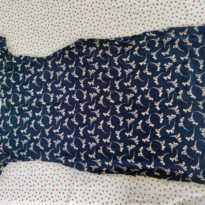 Navy Blue Kurta XL