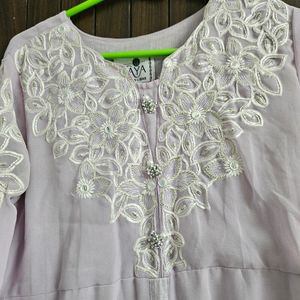 Beautiful Embroidered Kurta set with Dupatta