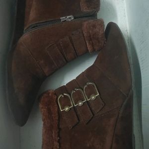 Brown Coloured Boots For Women