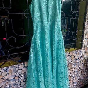 Light Blue Party Wear Gown