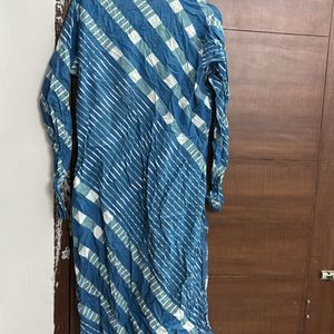 Blue Striped Kurta