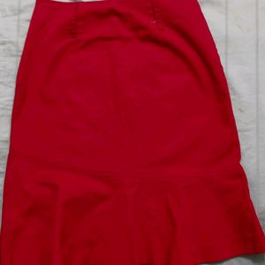 Red Sassy Skirt